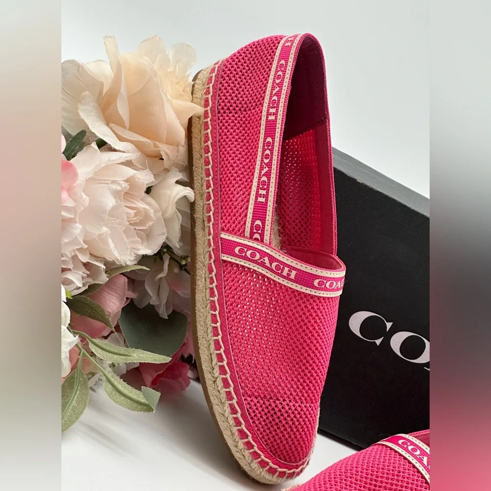 Coach Mesh Espadrille Size 5.5